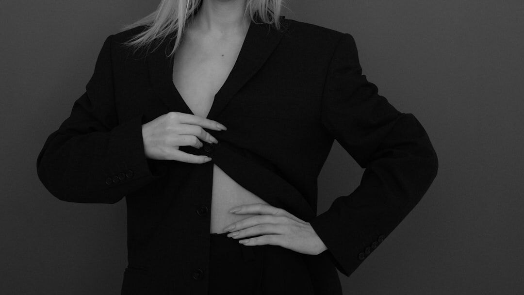 Studio portrait of a professional woman in a blazer